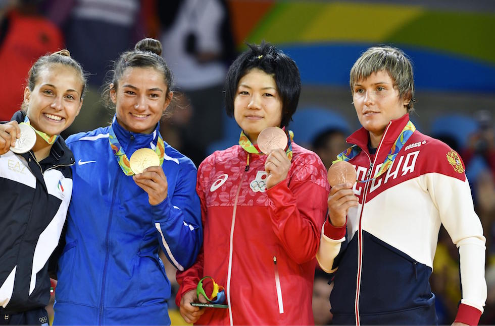 Olympics: Medalists in women's 52-kg judo