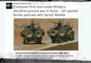 Le prime foto delle forze speciali britanniche in Siria