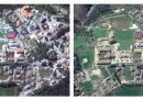 Amatrice vista dal satellite, prima e dopo il terremoto