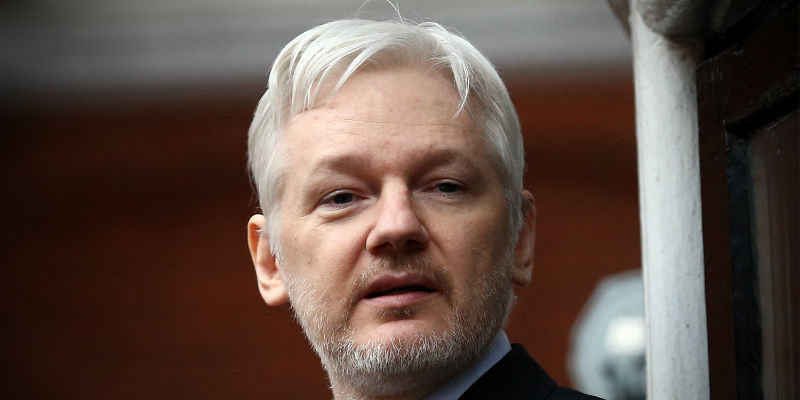 Il fondatore di WikiLeaks Julian Assange (Carl Court/Getty Images)