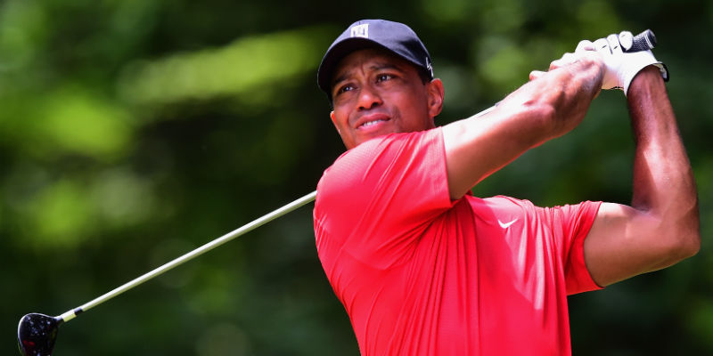 Il golfista americano Tiger Woods (Jared C. Tilton/Getty Images)
