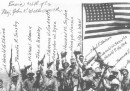 La storia della prima bandiera di Iwo Jima