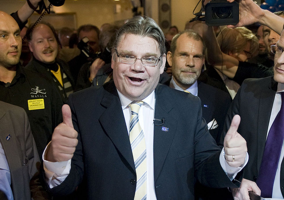 Leader of the True Finns Party ,Timo Soi