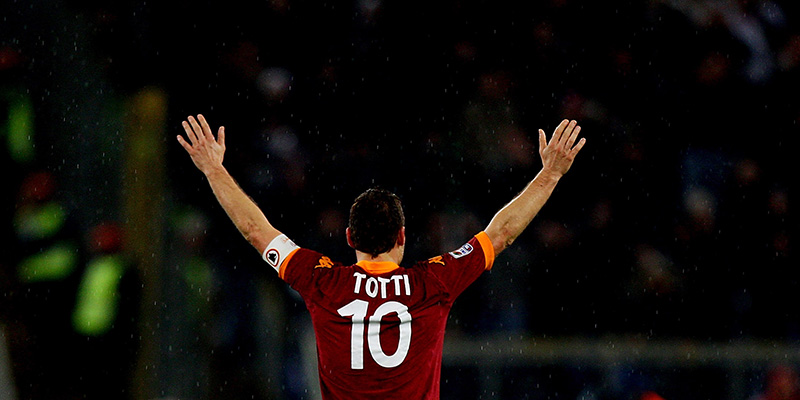 Francesco Totti nel 2013 (Bruno/Getty Images)