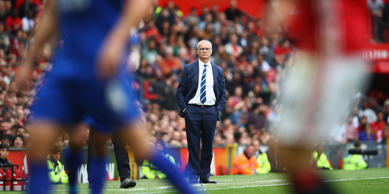 Claudio Ranieri all'Old Trafford (Clive Brunskill/Getty Images)