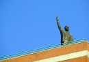 La statua di Lenin che c'era a New York ora non c'è più