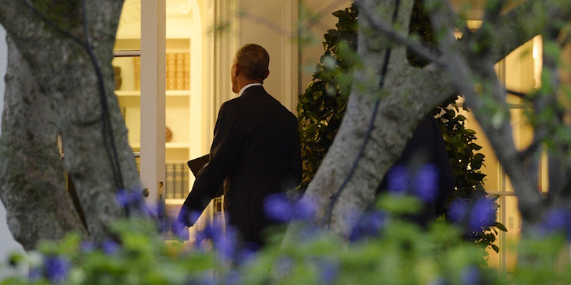 Barack Obama alla Casa Bianca, Washington (Olivier Douliery-Pool/Getty Images)