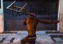 Le foto delle proteste in Brasile