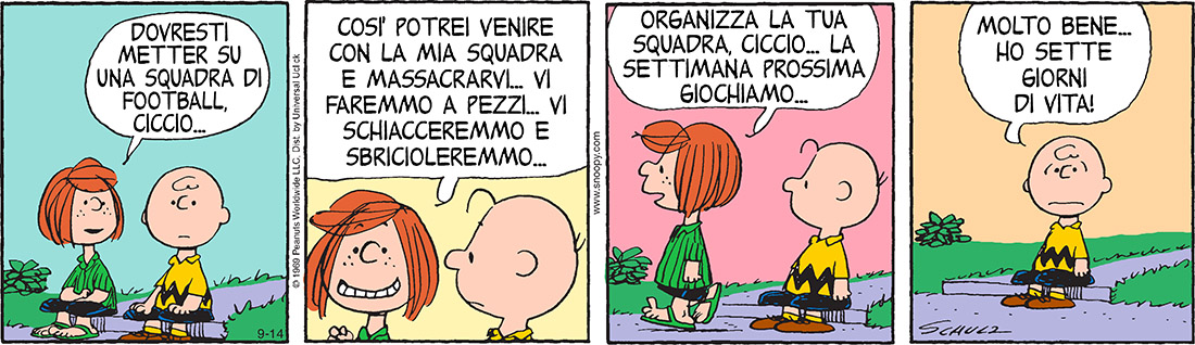 Peanuts 2016 settembre 14