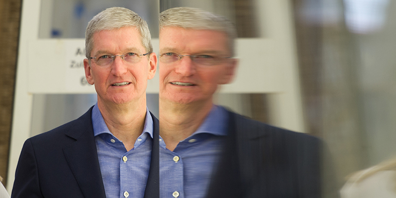 Il CEO di Apple, Tim Cook (Tobias Hase/dpa)