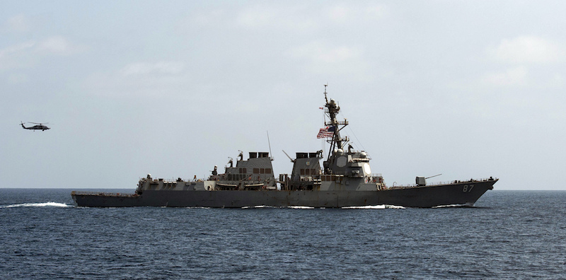 Una foto di repertorio della USS Mason, la nave che secondo gli Stati Uniti era l'obbiettivo degli attacchi dei ribelli Houthi (U.S. Navy photo by Mass Communication Specialist 1st Class Blake Midnight/Released)