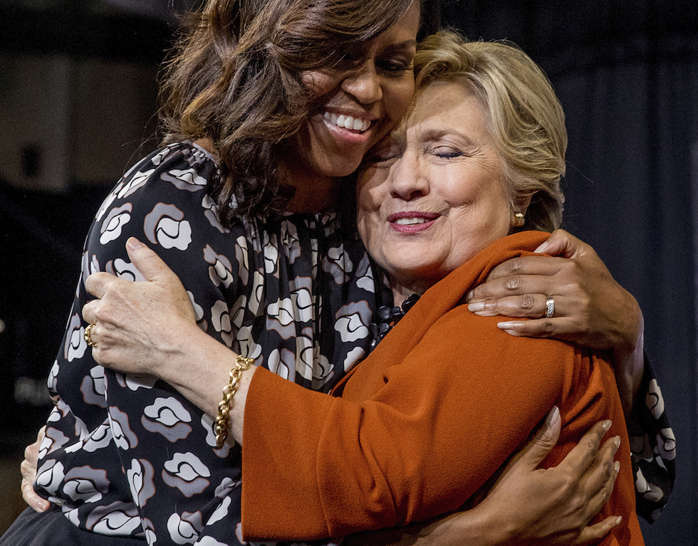 Hillary Clinton e Michelle Obama per la prima volta insieme - Il Post