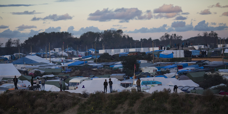 Tende nel campo di Calais, in Francia, il 22 ottobre 2016 (Jack Taylor/Getty Images)