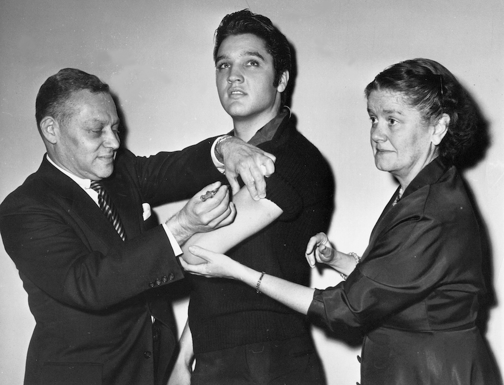 Elvis Presley, vaccinato