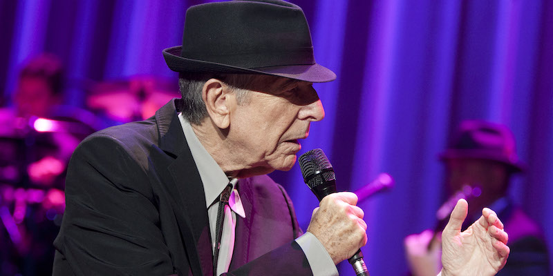 Leonard Cohen al Madison Square Garden di New York il 18 dicembre 2012 (Mike Lawrie/Getty Images)