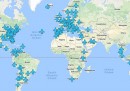 La mappa con le password WiFi degli aeroporti mondiali