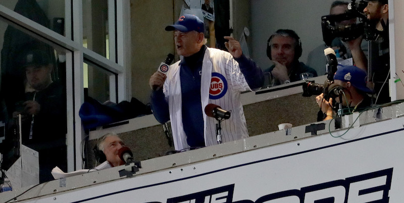 Bill Murray al Wrigley Field (Jonathan Daniel/Getty Images)