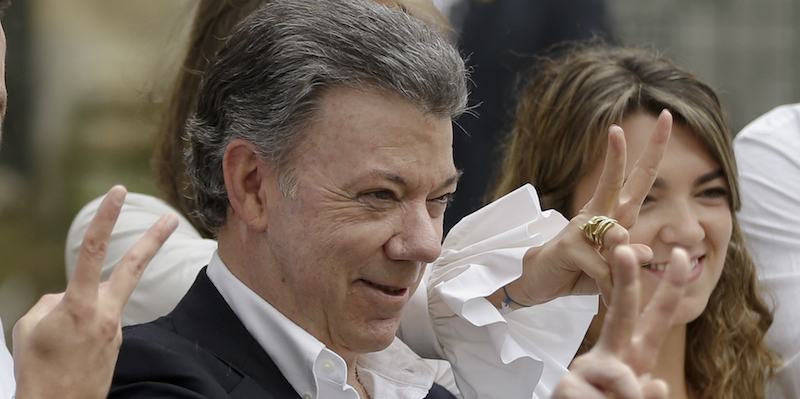 Juan Manuel Santos
(AP Photo/Ricardo Mazalan)