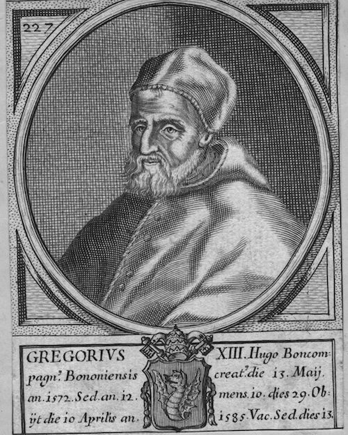 Calendario Gregoriano - Papa Gregorio XIII