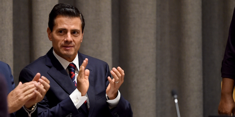 Il presidente messicano Enrique Peña Nieto (TIMOTHY A. CLARY/AFP/Getty Images)