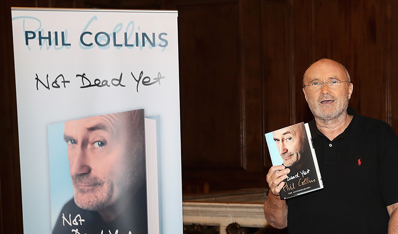 Phil Collins alla presentazione del suo libro a Londra, il 18 ottobre 2016 (Chris Jackson/Getty Images)