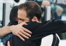 L'abbraccio tra Higuain e Sarri, prima di Juventus-Napoli