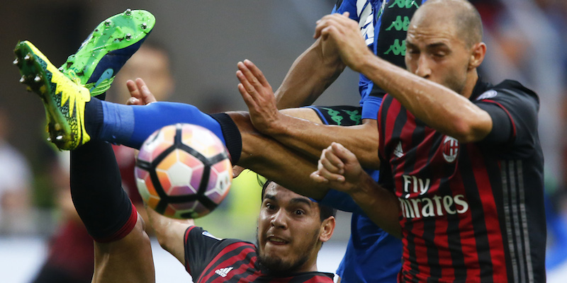 Gustavo Gomez e Gabriel Paletta (MARCO BERTORELLO/AFP/Getty Images)