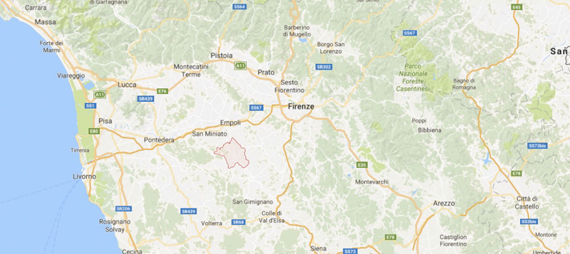 C'è stato un terremoto di magnitudo 3,9 con epicentro vicino a Castelfiorentino, in provincia di Firenze: non ci sono segnalazioni di danni o feriti