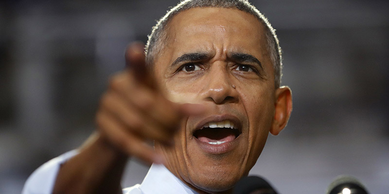 Barack Obama, Ohio, 1 novembre 2016 (AP Photo/Pablo Martinez Monsivais)