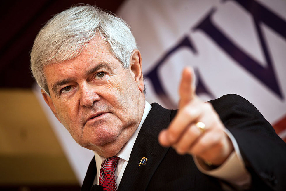 Newt Gingrich Holds Town Hall In South Carolina