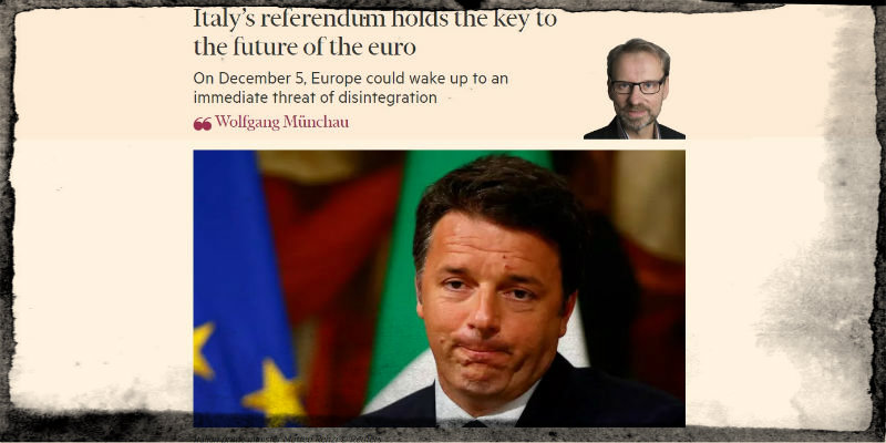 Quindi il Financial Times ha detto che se vince il "No" usciamo dall'euro?