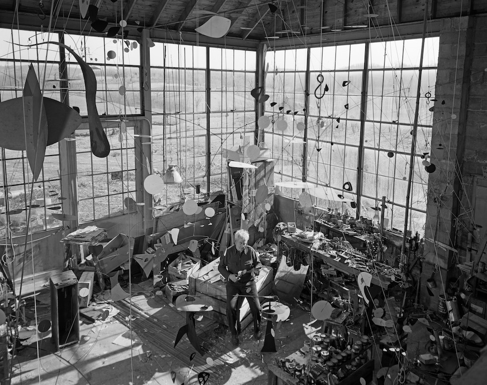 Nello studio di Alexander Calder