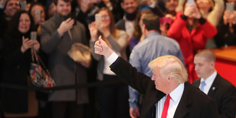 Donald Trump al New York Times (Spencer Platt/Getty Images)