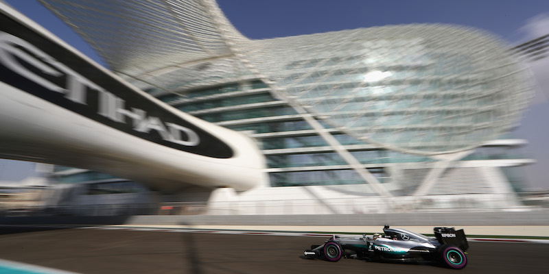 Lewis Hamilton durante le qualifiche (Clive Mason/Getty Images)