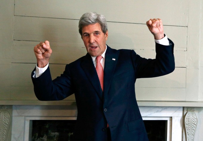 US Secretary of State John Kerry Attends Libya Ministerial Meeting In London