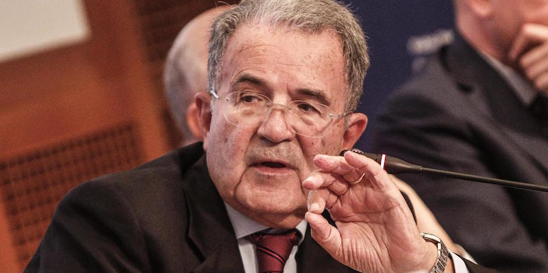 Romano Prodi a Roma il 5 ottobre 2016 (ANSA/GIUSEPPE LAMI)