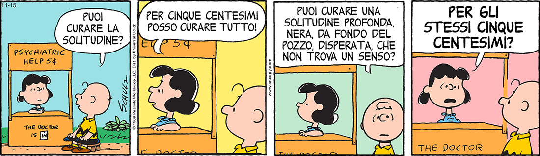 Peanuts 2016 novembre 15