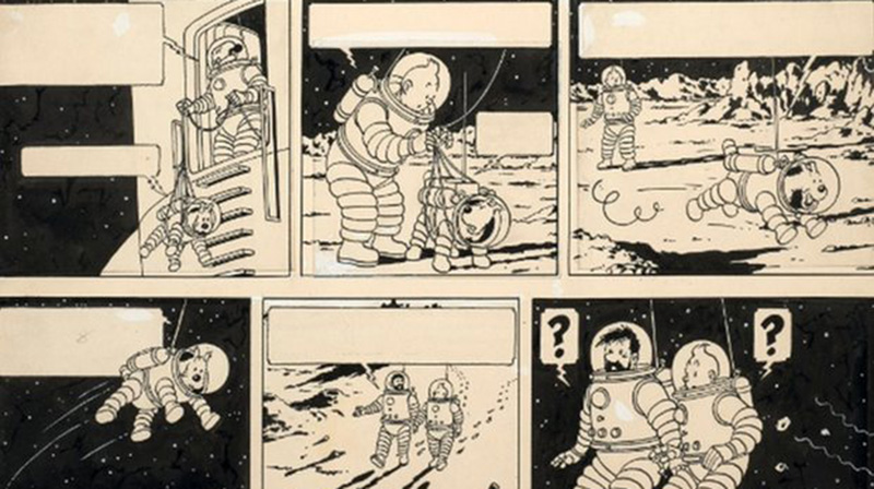 La tavola di Tintin venduta per un milione e mezzo di euro