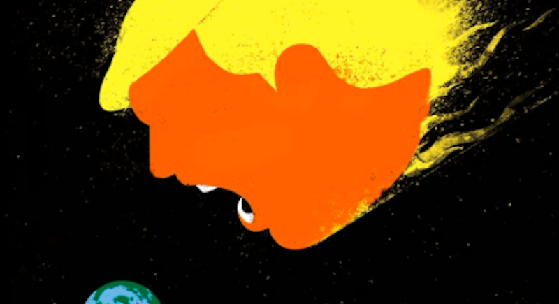 La creativa copertina dello Spiegel sulla vittoria di Trump