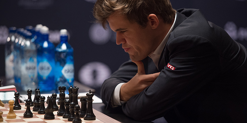 Magnus Carlsen, New York 26 novembre 2016 (BRYAN R. SMITH/AFP/Getty Images)