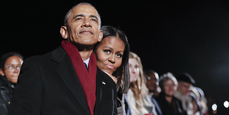 Barack e Michelle Obama, Washington DC, 1 dicembre 2016
(AP Photo/Pablo Martinez Monsivais)