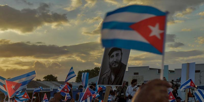 Le foto dell'ultima cerimonia pubblica per Fidel Castro