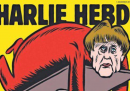 La copertina del primo numero dell'edizione tedesca di Charlie Hebdo