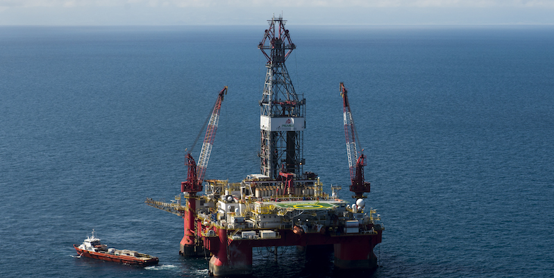 Una piattaforma petrolifera nel Golfo del Messico (OMAR TORRES/AFP/Getty Images)