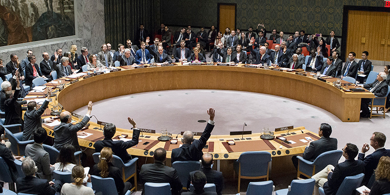 Il Consiglio di sicurezza delle Nazioni Unite vota la risoluzione su Israele - New York, Stati Uniti (Manuel Elias/The United Nations via AP)
