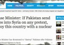 La notizia falsa che ha fatto litigare Israele e Pakistan