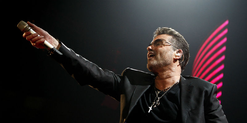 George Michael durante un concerto a San Diego nel 2008 (Kevin Winter/Getty Images)