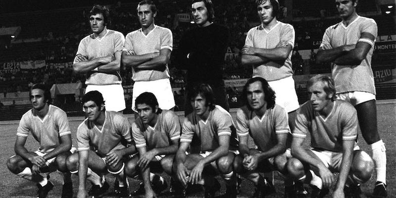 La formazione della Lazio del 1974. (ANSA