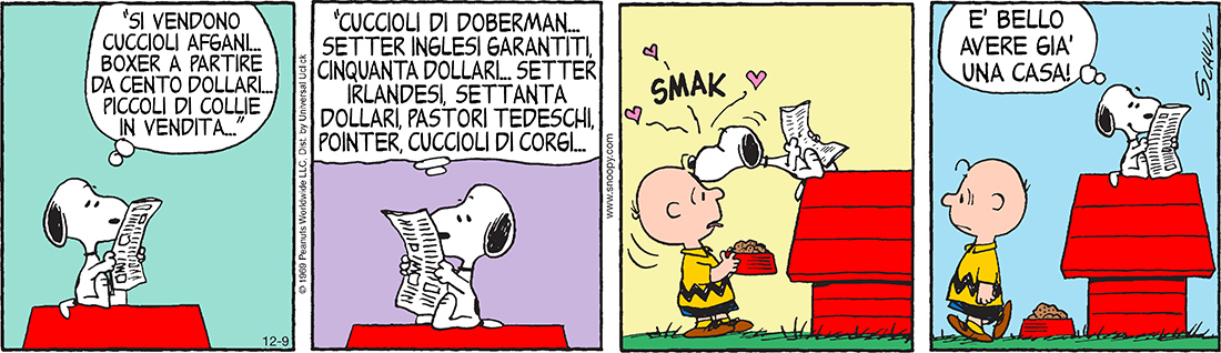 Peanuts 2016 dicembre 9