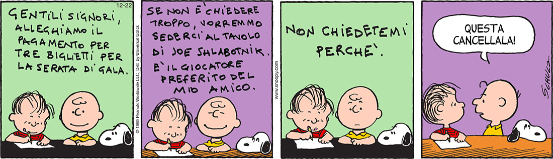 Peanuts 2016 dicembre 22